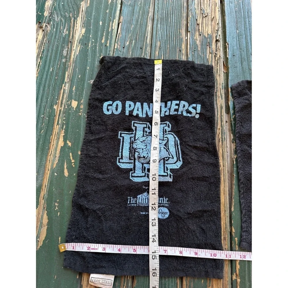 Darby Panthers Go Nation Black Towel Bandana Neck Gaiter